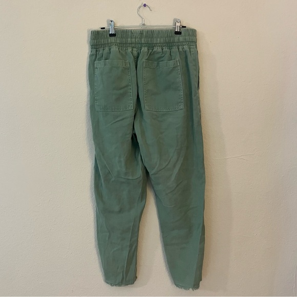 Zara Teal Green Raw Hem Jogger style pants Size: XS - Picture 6 of 10